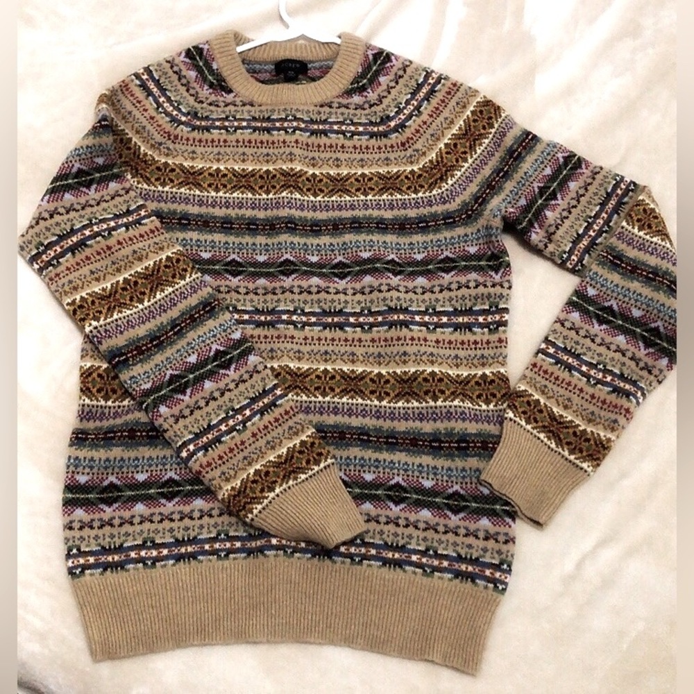 J.crew fair isle sweater